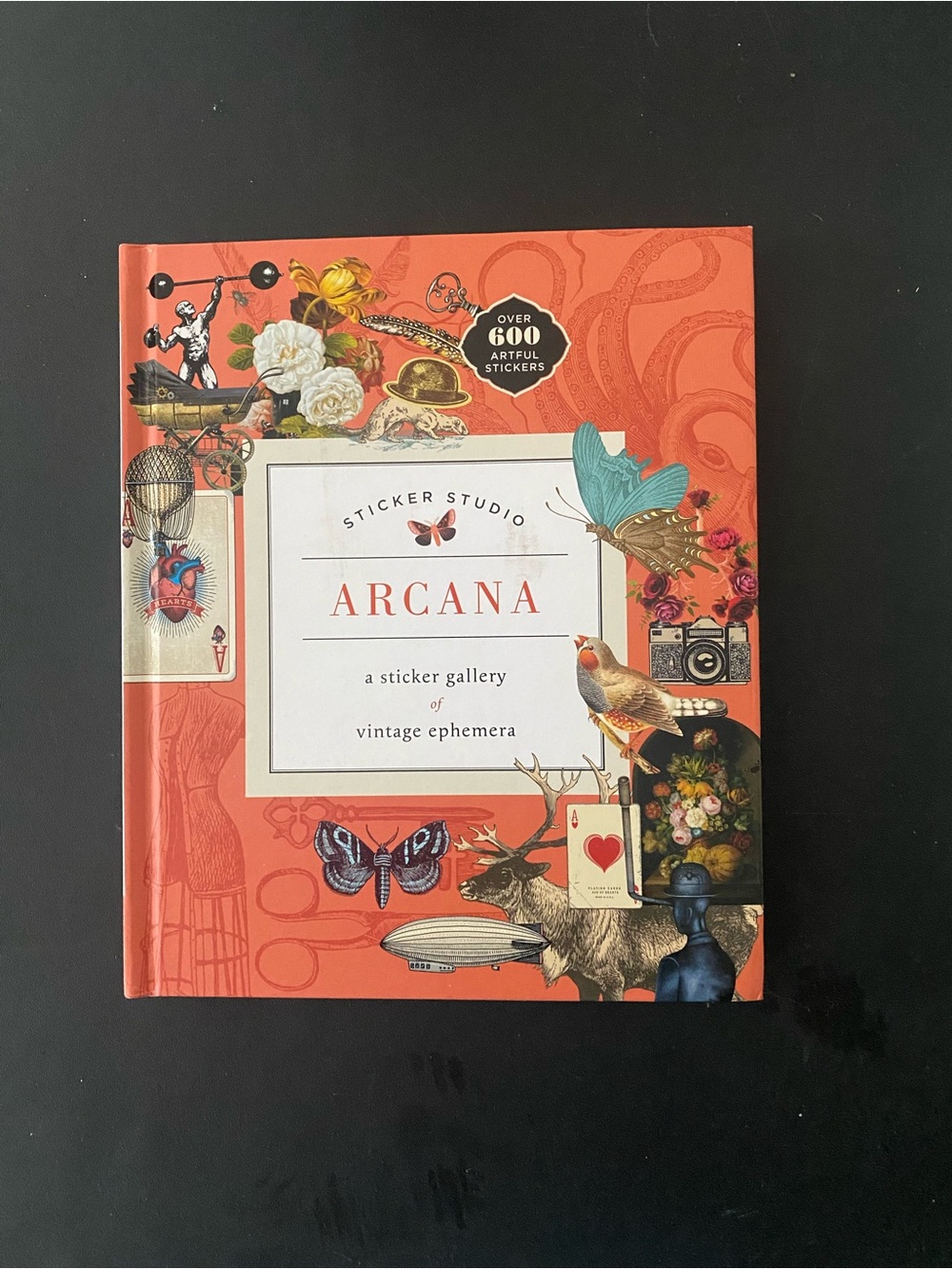 Sticker Studio Arcana A Sticker Gallery Of Vintage Ephanara Hardback 600 Sticker